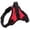 Red / Non-lockable, variant on No Pull Dog Pet Strong Padded Strap Harness Control Vest Reflective, xs s m Large xl Front Range Collar Chest Plate Harn Safety Pet Puppy