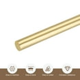 thumbnail image 4 of Uxcell Brass Rods 1/4" x 14" Brass Solid Round Rod for Handle Pin DIY Craft Material 1Pcs, 4 of 7