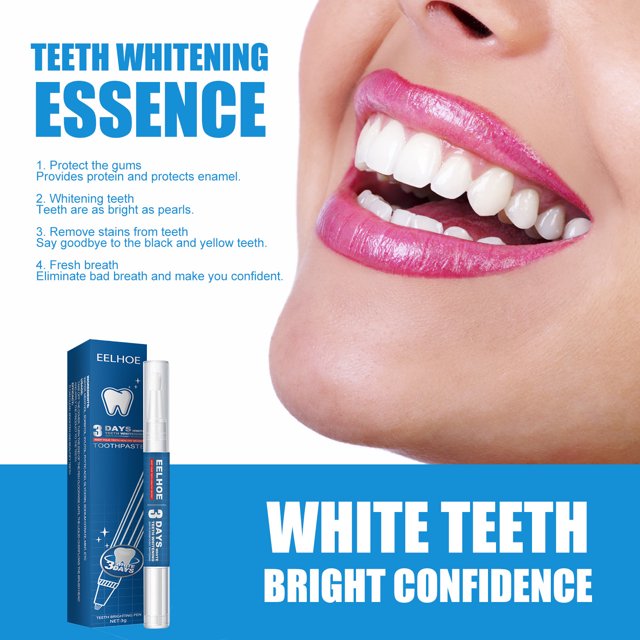 Puntoco Bolígrafo blanqueador de dientes Flawles Bolígrafo de gel blanqueador de dientes, bolígrafo de belleza dental, limpieza de manchas, limpieza de aliento, cuidado bucal limpio