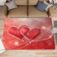 thumbnail image 2 of Romantic Love Rug 6x8-6x8 Rug, Valentine''s Day Area Rugs for Living Room Bedroom, Red Love Area Rug, Romantic Washable Carpet, Modern Carpet, Valentine''s Day Home Decor, 2 of 4
