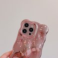 thumbnail image 6 of Compatible with iPhone 12 Pro Max Wavy Phone Case, Cute 3D Wave Bubble Pattern and Stylish Wavy Border Soft TPU Protection Shockproof Phone Case for Women Girls for iPhone 12 Pro Max, Rosegold, 6 of 12
