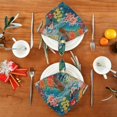thumbnail image 3 of GZHJMY Flower Painting Cloth Napkins Set of 1,Reusable Washable Polyester Dinner Table Napkins for Kitchen,Dining,Restaurant,Party Decoration, 3 of 7