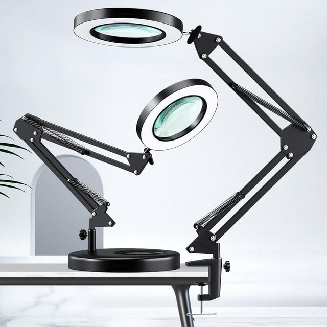 Lámpara LED de aumento HITTI 10X con aumento de 1.800 lúmenes