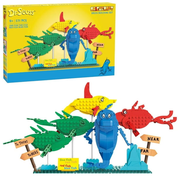 Set de construcción de ladrillos Brickcraft Dr. Seuss One Fish Two Fish