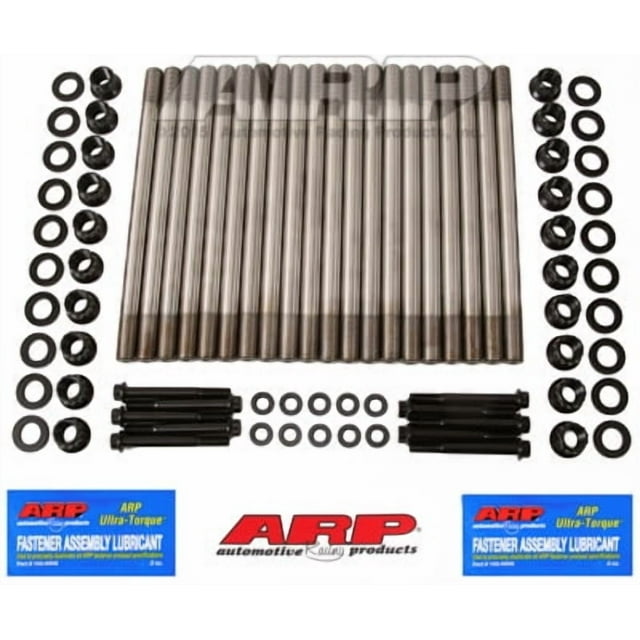 ARP Auto Racing Cylinder Head Stud 250-4205 For Use With Ford 6.0L Powerstroke; 12 Point Nuts; Black Oxide; Custom Age 625 Super Alloy