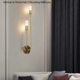 thumbnail image 4 of Sconce Wall Light, Modern Golden Wall Sconce  for Bathroom, 4 of 7
