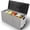 Black&Gray, variant on POVANLI 75gal 280L Outdoor Garden Plastic Storage Deck Box, Garden Storage Box, Waterproof, Throw Pillows, Toys, Lockable, Garden Tools and Pool-Supplies (Black & Gray)
