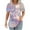 Style 02, variant on T-Shirts for Women Short Sleeve Fashion Print Plus Size Shirts Summer Clothing Tops Women's New Round Neck Pullover Chest Pleated Casual Top