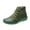 Green, variant on Fall Saving! Tuobarr Boots for Women Ankle Booties, Women's Casual Flat Retro Lace-Up Boots Side Zipper Round Toe Shoe Boots, Gray US Size 8.5