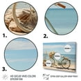 thumbnail image 3 of Designart "Bicycle Calm Pedaling By The Beach IV" Transportation Floater Framed Canvas Wall Art, 3 of 7