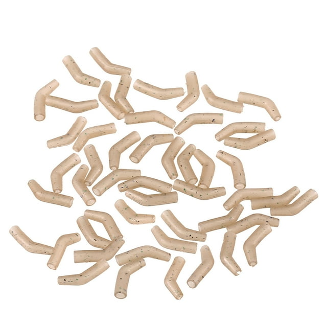 COONOR COONOR Camouflage Fishing Anti-Tangle Sleeves, 50 Pieces, 11mm Length, Designed to Prevent Hook Snags in Carp Rigs, Made from Durable TPR Material