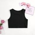 thumbnail image 3 of Baywell 1/2/3 Pack Girl's Sleeveless Crewneck Cropped Tank Top Summer Vests Top Dance Workout Tank for Girls 2-9Y, 3 of 5
