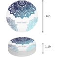 thumbnail image 1 of FMSHPON Mandala Set of 8 Round Coaster for Drinks, Absorbent Ceramic Stone Coasters Cup Mat with Cork Base for Home Kitchen Room Coffee Table Bar Decor, 1 of 6