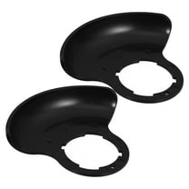 unbranded  2 Pcs Lawn Mower Guard Weeding Brush Grass Deflector for Tractor Catcher Shield Electric Black