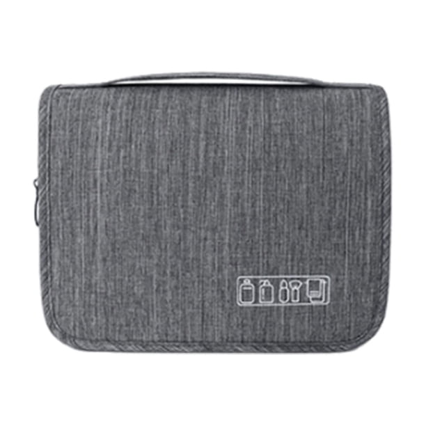 Organizador de cosméticos húmedo y seco, neceser colgante para maquillaje, estuche de viaje con gancho, bolsa de almacenamiento lavable para artículos de tocador, cosméticos y cuidado de la piel.
