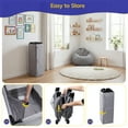 thumbnail image 6 of SACVON Portable Baby Playard with Bassinet & Changing Station | Bedside Crib | Removable Storage Organizer | Gray, 6 of 8