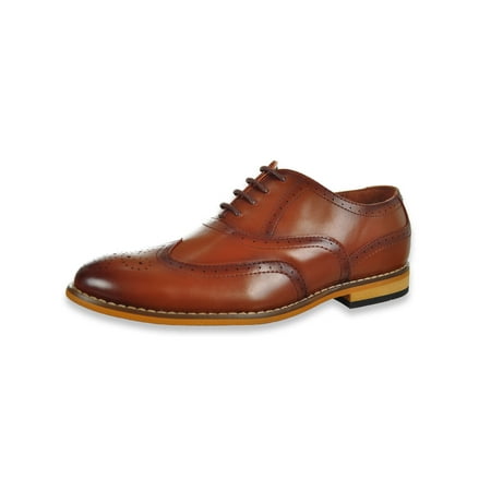 

Stacy Adams Boys Dunbar Dress Shoes (Sizes 13 - 7) - cognac 5 youth