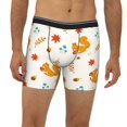 thumbnail image 4 of Rocae Squirrel Maple Leaves And Nuts for Stretch Moisture-Wicking Underwear,Men's Underwear Boxer Briefs Medium, 4 of 9