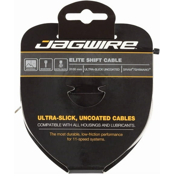 Jagwire Elite Ultra-Slick Shift Cable 1.1 x 3100mm,Stainless Steel, SRAM/Shimano