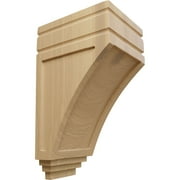 Ekena Millwork 5"W x 6"D x 10 1/2"H Medium San Juan Wood Corbel, Cherry