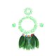 thumbnail image 1 of Soidarity Juego de 5 unidades de de hierbas de diseño Simple, traje de baile de hojas tropicales, faldas, tocado, corona, accesorio para banquete Deportes acuáticos Verde Soidarity  OD030812-04, 1 of 6