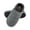 Grey, variant on Hanes Men's Waffle Knit Puffer Indoor/Outdoor Clog Slipper
