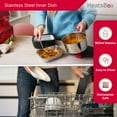 thumbnail image 4 of HeatsBox Go Portable Electric Lunch Box - Leakproof, Battery Powered, Self Heating, App Control, Reusable Inner Dish; Ideal for School, Work, Gym, Car, Outdoors, 4 of 11