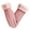 Pink, variant on dianhelloya Letter Logo Anti-slip Windproof Solid Color Suede Gloves Women Winter Fluffy Cuffs Driving Gloves 1 Pair Black