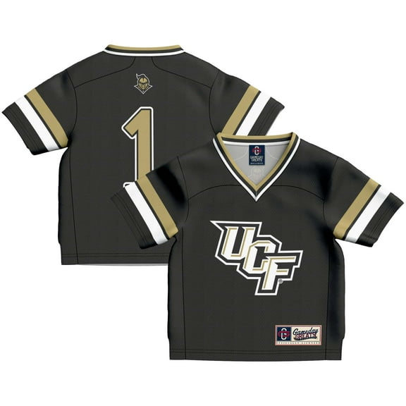 Infant GameDay Greats #1 Black UCF Knights Lightweight Collegiate Football Fashion Jersey