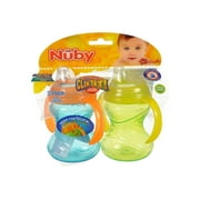 Nuby Grip n' Sip 2-Pack Sippers (8 oz.) - orange/multi, one size