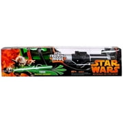Hasbro Star Wars Yoda Electronic Lightsaber Toy, Glowing Blade, 3 Ft Long, Requires 2 C Batteries