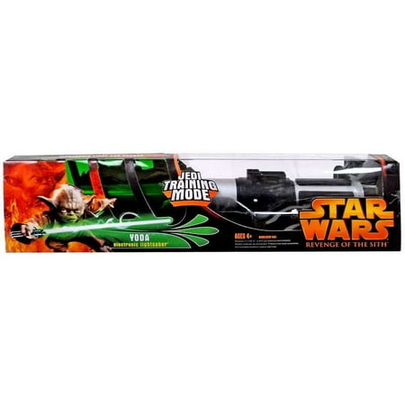 Hasbro Star Wars Yoda Electronic Lightsaber Toy, Glowing Blade, 3 Ft Long, Requires 2 C Batteries