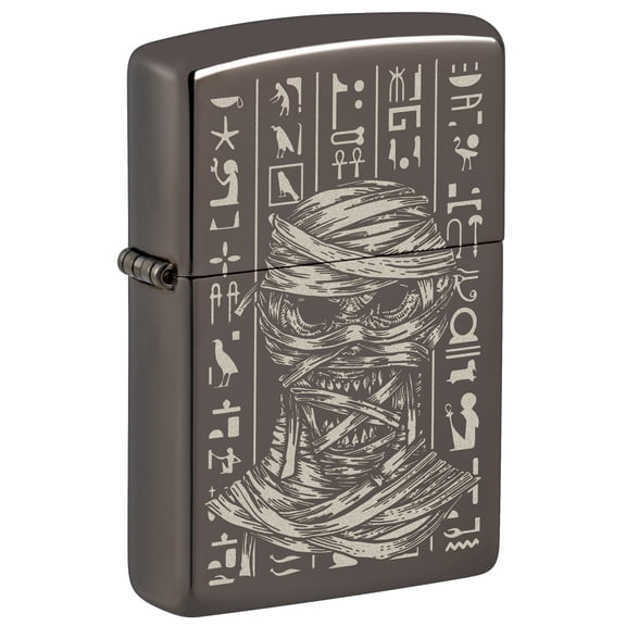Zippo Lighter: Egyptian Mummy - Black Ice 81658