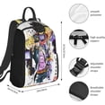 thumbnail image 4 of JoJo's Bizarre Adventure Backpack Lightweight Large Capacity Laptop Backpack Adjustable Backpack Unisex Travel Backpack, 4 of 7