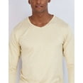 thumbnail image 4 of Real Essentials 4 Pack: Men's Dry Fit Long Sleeve V-Neck Active T-Shirt - Athletic Outdoor UPF 50+ (Available in Big & Tall), 4 of 6