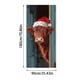 thumbnail image 3 of Decoraciones de Navidad Al Aire Libre Marco de la Puerta de Santa Claus, Colgante de la Puerta, Fondo de Santa Claus, Usado para la Puerta Delantera Del Hogar, 3 of 5