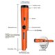 thumbnail image 4 of Fully Waterproof Metal Detector Pinpointer Include A 9v Battery, 4 of 5