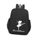 thumbnail image 2 of Mochila de ballet con correa, ideal para deportes, gimnasia, fin de semana, niñas y niños. Negro, 2 of 9