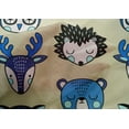 thumbnail image 5 of oneOone Cotton Silk Beige Fabric Cute Animal Face Pattern Craft Projects Decor Fabric Printed By The Yard 42 Inch Wide, 5 of 5