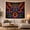 Psychedelic Mask, variant on Psychedelic Celestial Mask with Neon Glow Against Black, Mystical Psychedelic for Space Enthusiasts, Cosmic Neon Face Decor, Halloween Gift Tapestry Wall Hanging for Gaming Room and Bedroom