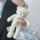 thumbnail image 3 of Oso de peluche blanco con forma de oído, peluche suave con forma de Nariz de 40 cm, decoración del hogar, regalos de cumpleaños y boda, 3 of 4