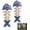2pcs, variant on Fish Bone Hanging Bird Feeder, Multi-Tier Stacked Trays, 2-in-1 Whimsical Garden Art for Seed or Birdbath-1pc