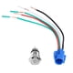 thumbnail image 3 of 16mm 12V LED azul Metal pulsador interruptor de palanca enchufe para coche motocicleta Yatch, 3 of 8