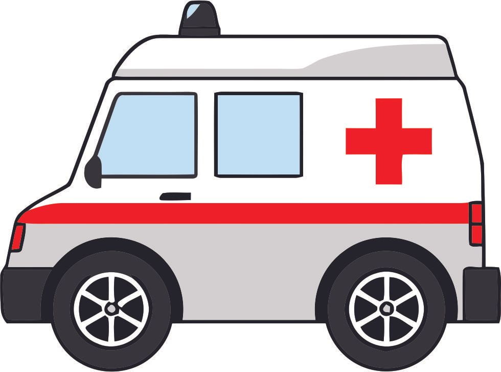 Ambulance Truck Car Emergency Vehicle Design School Wall Decals for