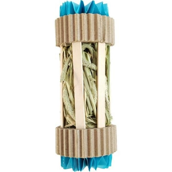 A  E Cages Nibbles Hay Tube Small Animal Chew Toy 1ea/One Size