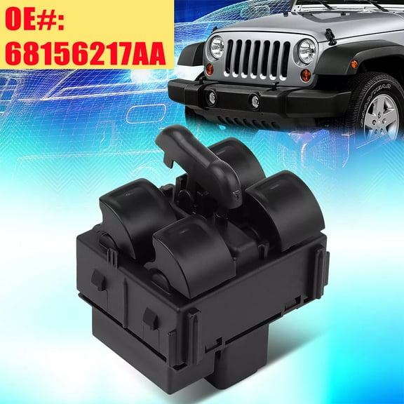 Master Power Window Switch For 2011-2018 Jeep Wrangler Unlimited 68156217AB USA