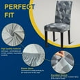 thumbnail image 3 of Chair Covers, Dining Room Chair Covers, Stretch Kitchen Chair Covers/Dining Room Chair Covers Set of 4, Removable Washable Dining Chair Slipcovers for Home, Hotel, Banquet, 3 of 6
