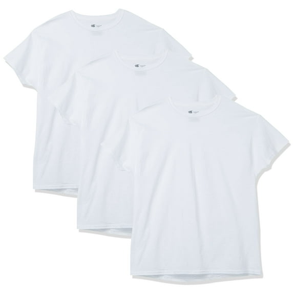 Hanes Men's 3 Pack FreshIQ Ultimate Crew Neck Tee (XXX-Large Tall, White)