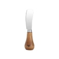 thumbnail image 4 of Heated Butter Knife Cheese Knife Set Cute Standing Butter Knife Food Grade Stainless Steel Cheese Spreader Knives Butter Spreader with Wooden Handle for Fruit, Picnic,Charcuterie Party 3PCS, 4 of 8