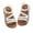 White, variant on Huowey Baby Girls Sandals Shoes Fashion Summer Flat Sandals Open Toe Cute Casual Outdoor Comfortable Lightweight Breathable For Kids Toddler Youth Versatile Footwear, 5.5-6 Years
